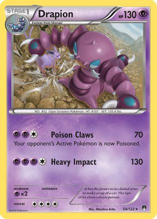 XY - BREAKpoint Drapion #54