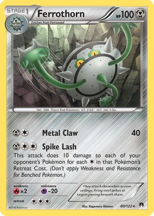 XY - BREAKpoint Ferrothorn #80