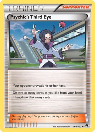 XY - BREAKpoint Psychic's Third Eye #108