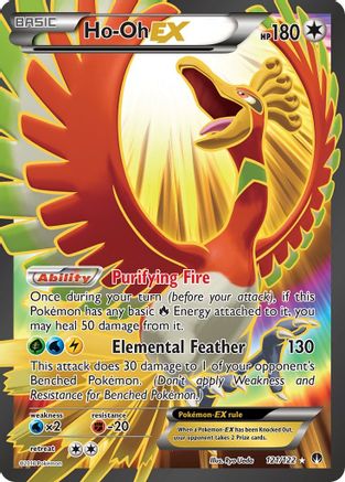 XY - BREAKpoint Ho-Oh EX (Full Art) #121