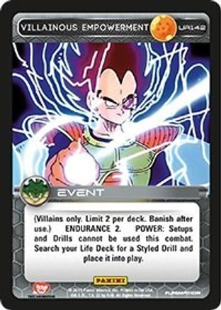 DBZ Dragon Ball Z TCG Panini Heroes & Villains U69 Goku, Thoughtful Foil