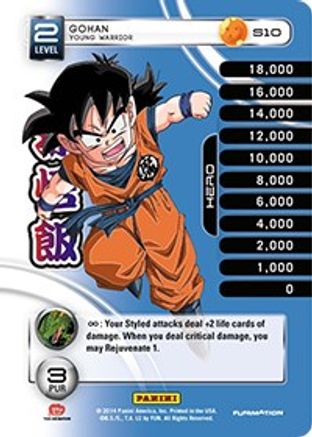 Goku - Energy Gatherer (High Tech Foil) - Panini: Set 1 - Dragon Ball Z TCG