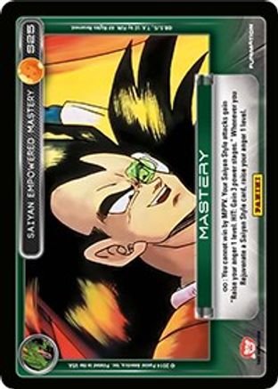 Saiyan Empowered Mastery (High Tech Foil) - Panini: Set 1 - Dragon Ball ...