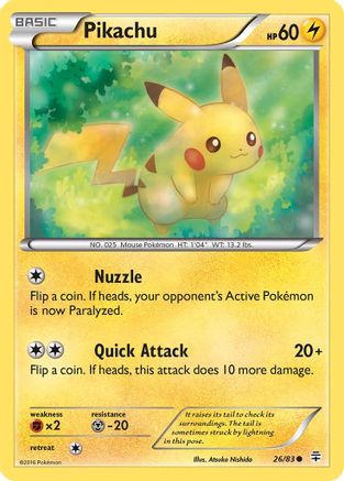 Generations Pikachu #26