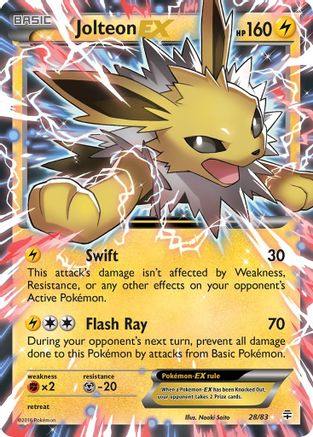 Generations Jolteon EX #28