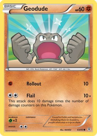 Generations Geodude #43