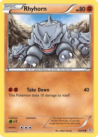 Generations Rhyhorn #49
