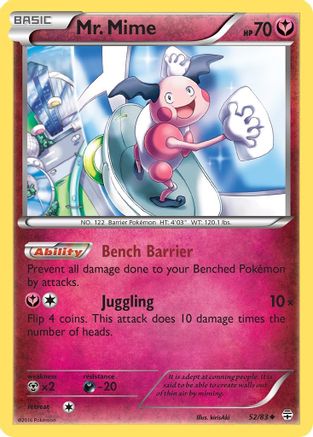 Generations Mr. Mime #52