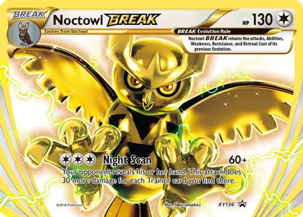 XY Promos Noctowl BREAK #XY136
