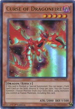 Curse of Dragonfire TOCH-EN037 Rare Yu-Gi-Oh Card 1st Edition New 