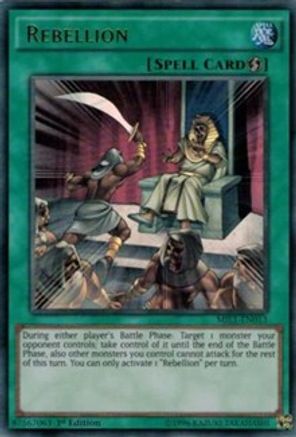 Yu-Gi-Oh! – Rebellion (MIL1-EN013) – Millennium Pack 1 – Ultra Rare – 1st Edition – Sammelkarte Für TCG-Fans