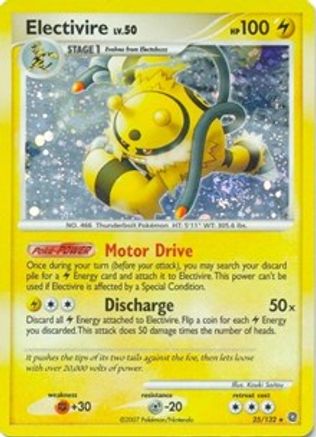 Deck Exclusives Electivire - 25/132 (DP Secret Wonders) #025