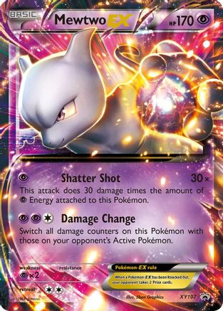 XY Promos Mewtwo EX #XY107