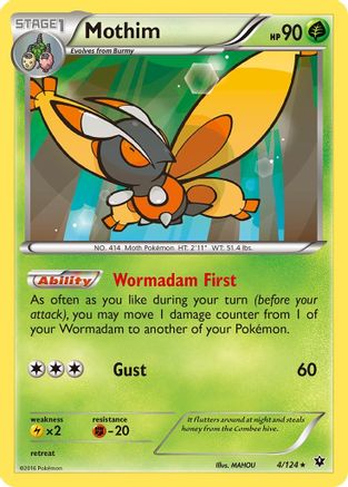 XY - Fates Collide Mothim #4