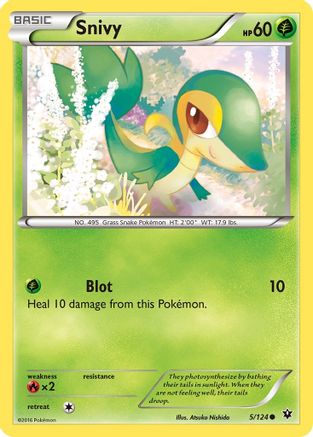 XY - Fates Collide Snivy #5