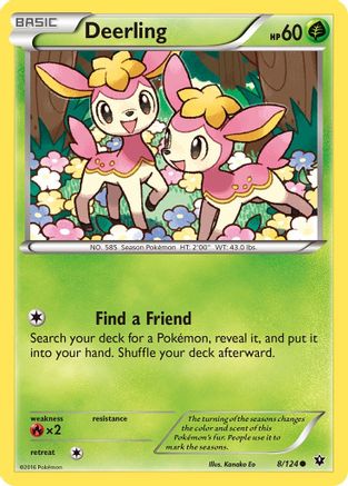 XY - Fates Collide Deerling #8