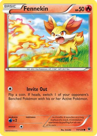 XY - Fates Collide Fennekin (11) #11