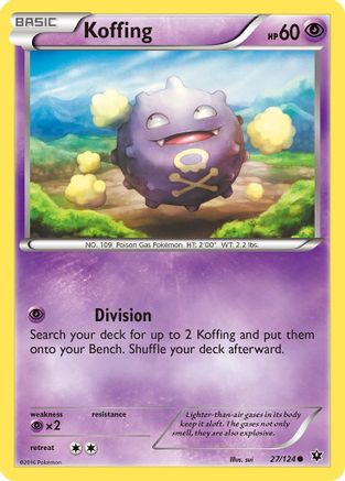 XY - Fates Collide Koffing #27