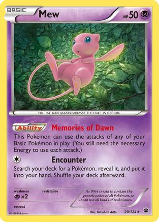 XY - Fates Collide Mew #29
