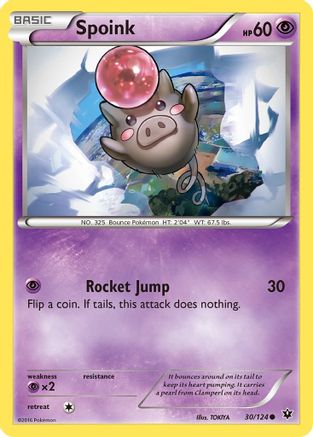 XY - Fates Collide Spoink #30