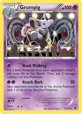 XY - Fates Collide Grumpig #31
