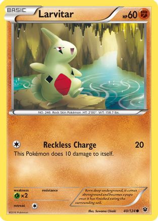 XY - Fates Collide Larvitar (40) #40