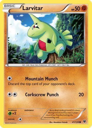 XY - Fates Collide Larvitar (41) #41