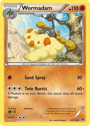 XY - Fates Collide Wormadam (44) #44