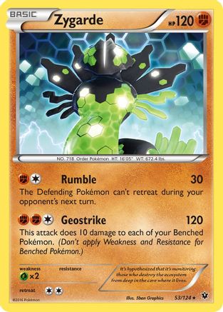 XY - Fates Collide Zygarde (53) #53