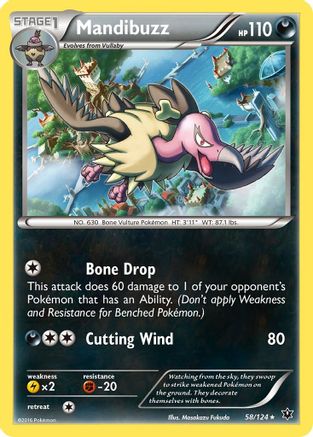 XY - Fates Collide Mandibuzz #58