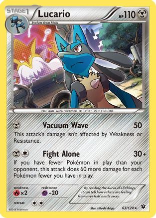 XY - Fates Collide Lucario (63) #63