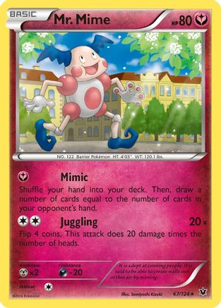 XY - Fates Collide Mr. Mime #67