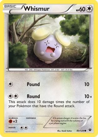 XY - Fates Collide Whismur #80