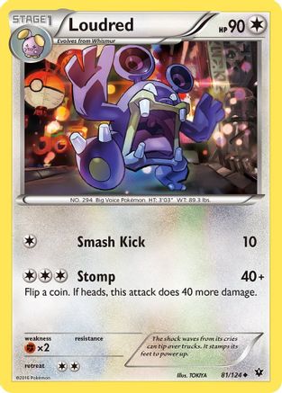 XY - Fates Collide Loudred #81