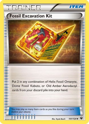XY - Fates Collide Fossil Excavation Kit #101