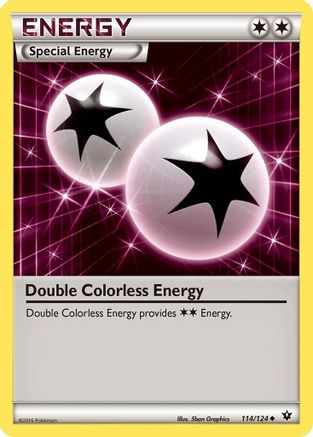 XY - Fates Collide Double Colorless Energy #114