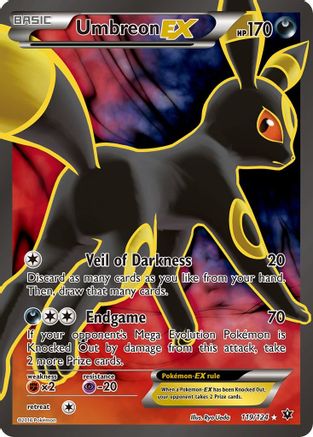 XY - Fates Collide Umbreon EX (Full Art) #119