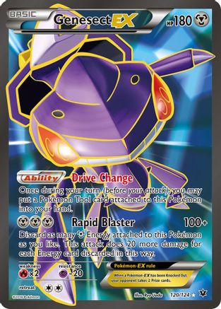 XY - Fates Collide Genesect EX (Full Art) #120