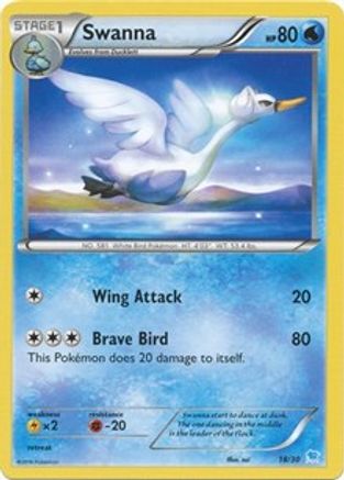 XY Trainer Kit: Pikachu Libre & Suicune Swanna (18) #18