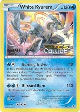 XY Promos White Kyurem - XY128 (Prerelease) [Staff] #XY128