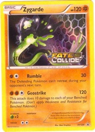 XY Promos Zygarde - XY129 (Prerelease) [Staff] #XY129