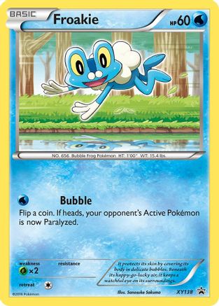 XY Promos Froakie #XY138