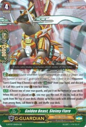 Sleimy Flare G-BT07/014EN RR M/NM Cardfight Vanguard Golden Beast 
