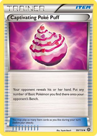 XY - Steam Siege Captivating Poke Puff #99