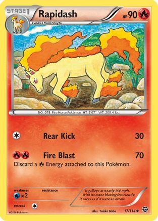 XY - Steam Siege Rapidash #17