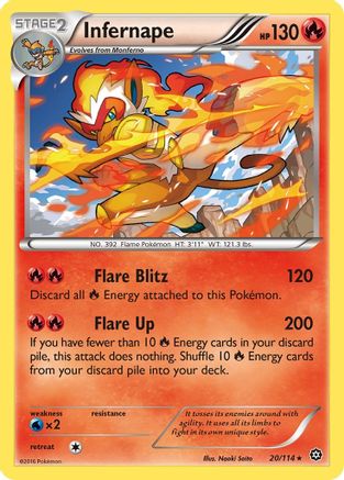 XY - Steam Siege Infernape #20