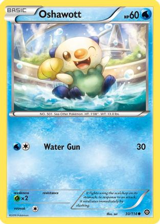 XY - Steam Siege Oshawott #30