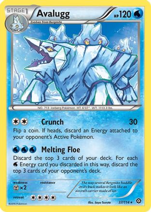 XY - Steam Siege Avalugg #37