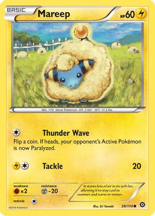 XY - Steam Siege Mareep #38