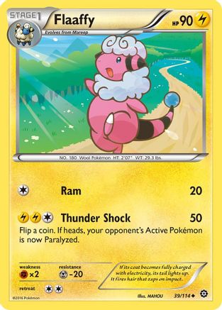 XY - Steam Siege Flaaffy #39
